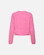 JDY Cardigan Chloe L/S Short - Pink Cosmos/ Melange