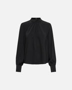 JDY Bluse Aya L/S HN - Black