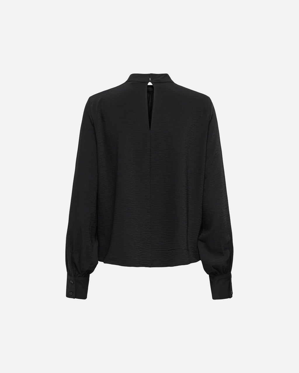 JDY Bluse Aya L/S HN - Black