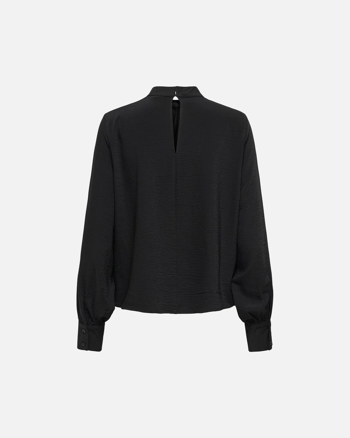 JDY Bluse Aya L/S HN - Black