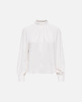 JDY Bluse Aya L/S HN - Cloud Dancer