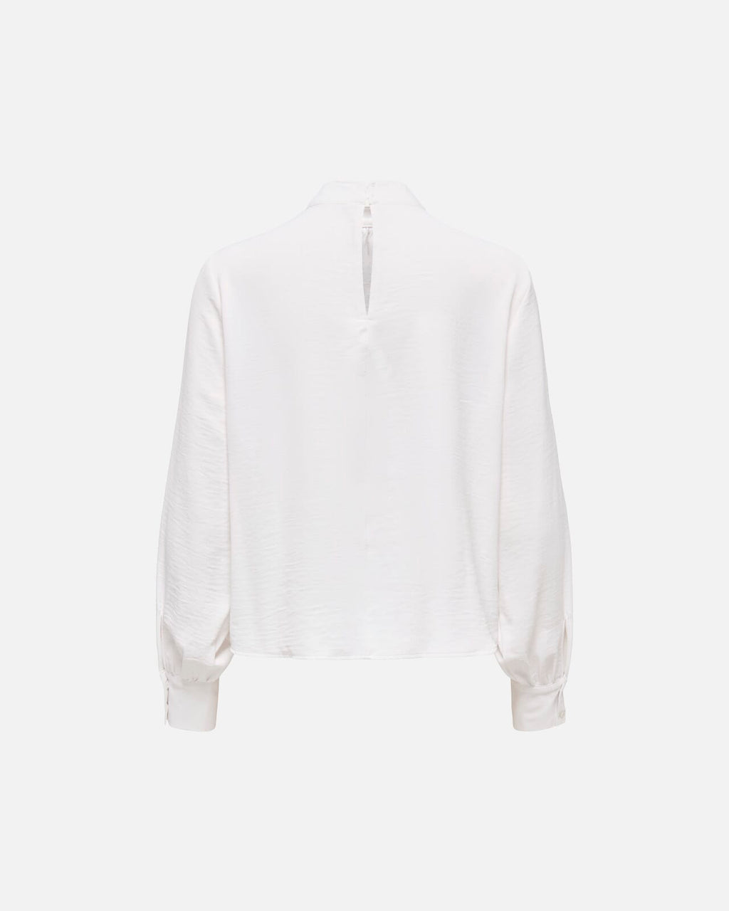 JDY Bluse Aya L/S HN - Cloud Dancer