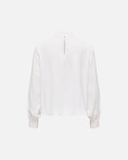 JDY Bluse Aya L/S HN - Cloud Dancer