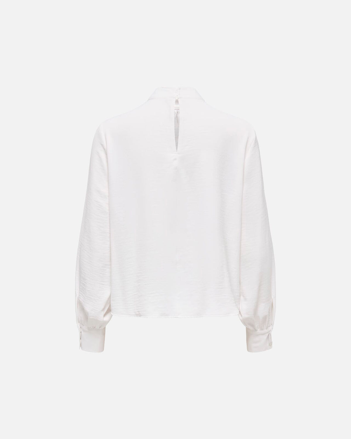 JDY Bluse Aya L/S HN - Cloud Dancer