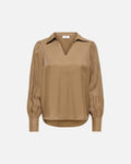 JDY Bluse Fia L/S - Sepia