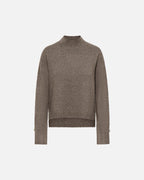 JDY Strikkegenser Sabrina L/S Detail Pullover Knit - Falcon Melange