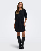 JDY Kjole Kiwi 2/4 O-neck - Black Glitter