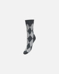 JDY Sokker Glima Argyle - Dark Grey Melange/LGM Argyle/ Night Sky Stripe