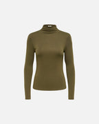 JDY Topp Tallis L/S Thunell Neck - Dark Olive