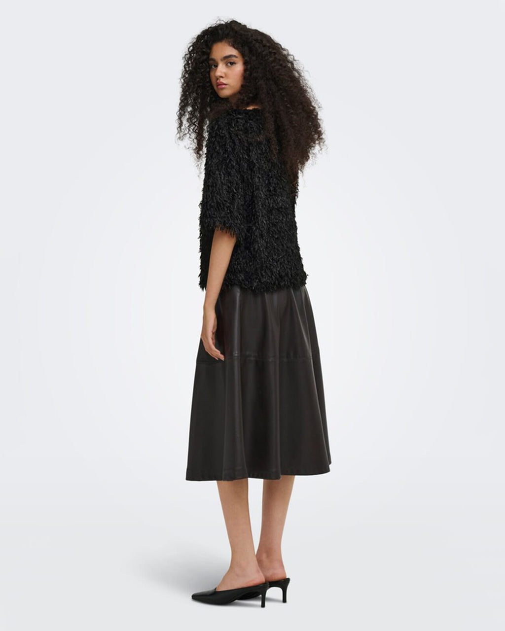 JDY Topp Marta Life 2/4 - Black