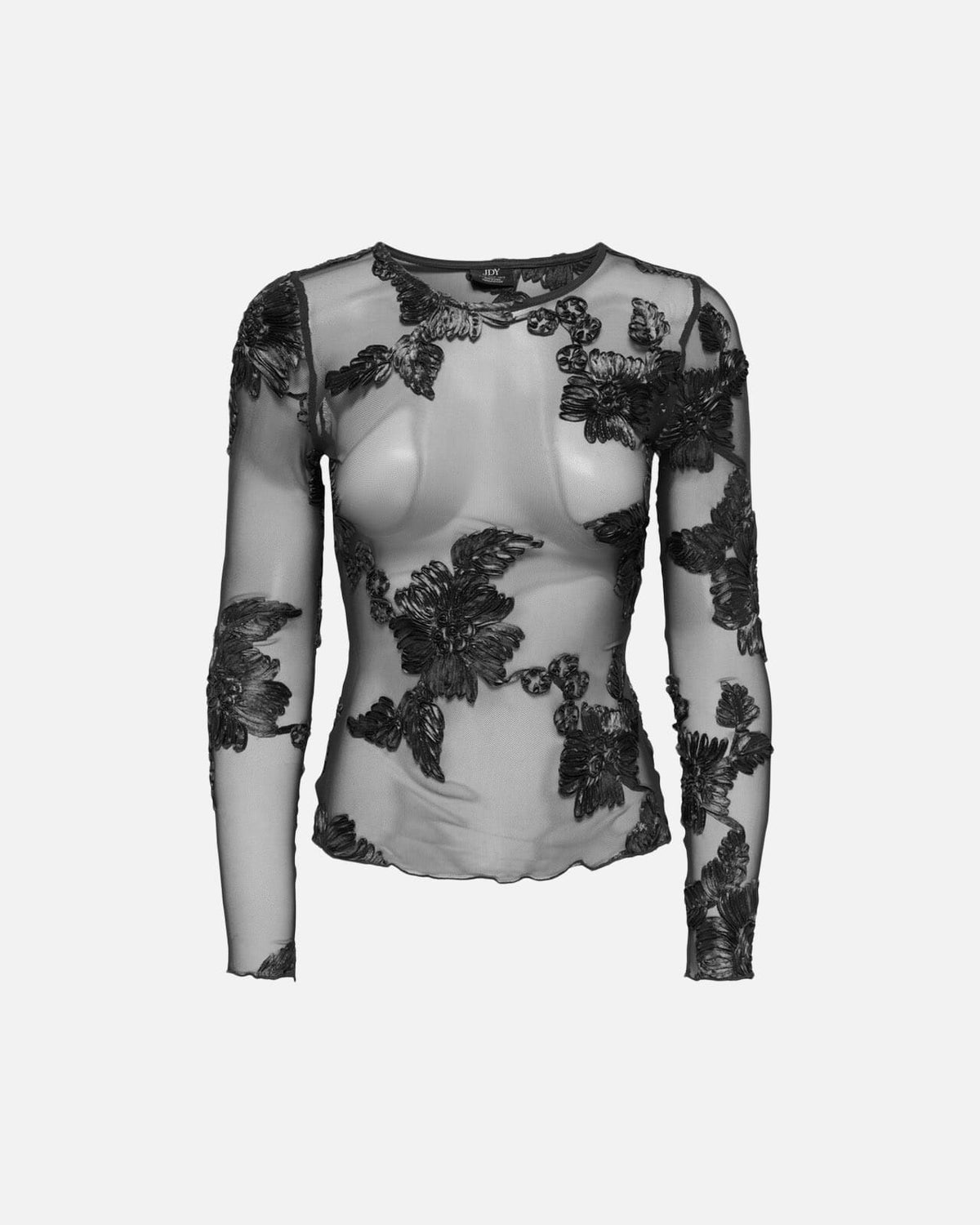 JDY Topp Casablanca L/S Top - Black