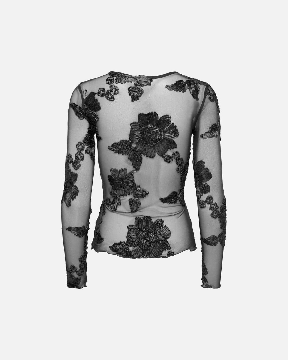 JDY Topp Casablanca L/S Top - Black