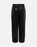 JDY Paljettbukse Lola Balloon Sequin - Black