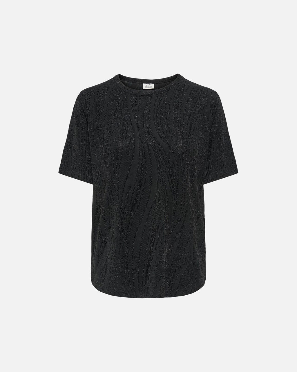 JDY Topp Kiwi S/S O-neck - Black Glitter