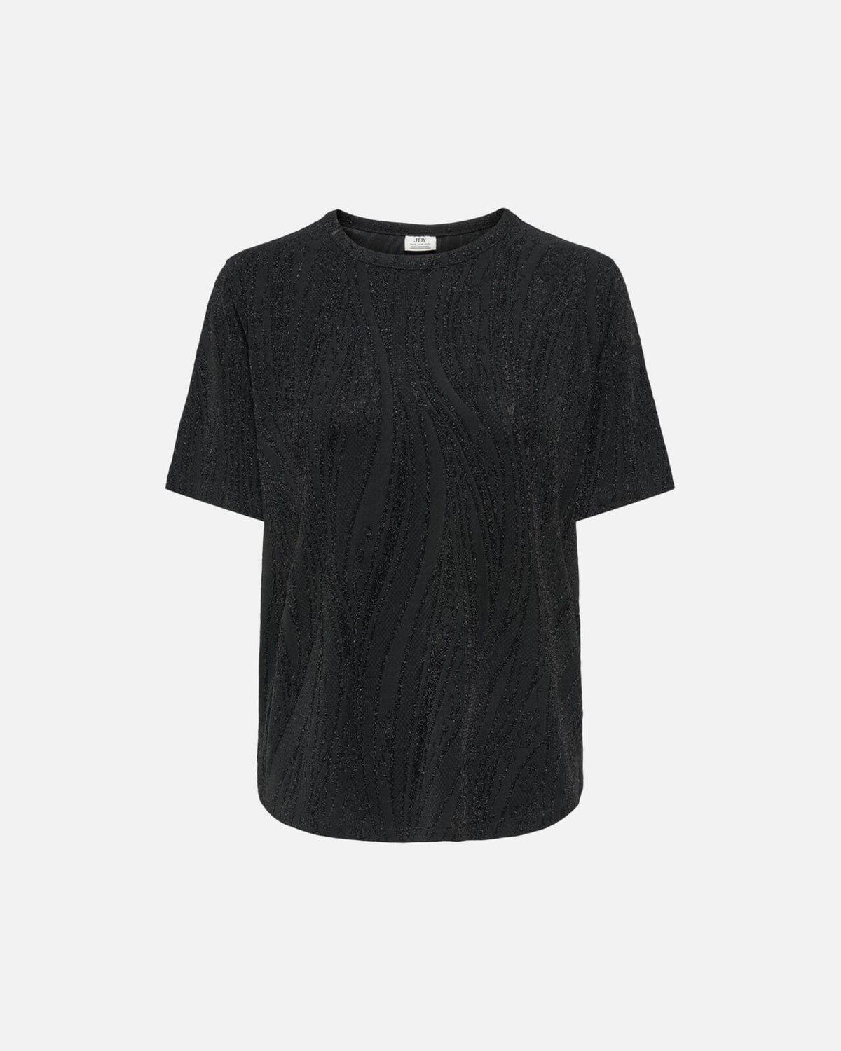 JDY Topp Kiwi S/S O-neck - Black Glitter