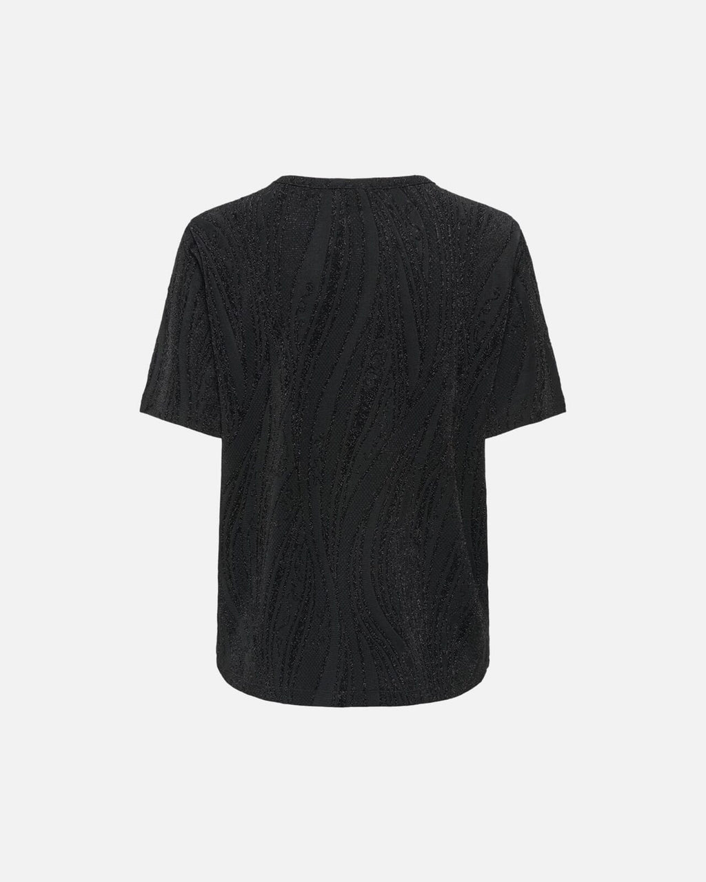 JDY Topp Kiwi S/S O-neck - Black Glitter
