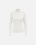 JDY Topp Tallis L/S Thunell Neck - Cloud Dancer