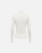 JDY Topp Tallis L/S Thunell Neck - Cloud Dancer