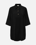 JDY Skjortekjole Molly 3/4 - Black