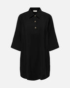 JDY Skjortekjole Molly 3/4 - Black