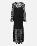 JDY Maxikjole Silvia L/S Lace - Black
