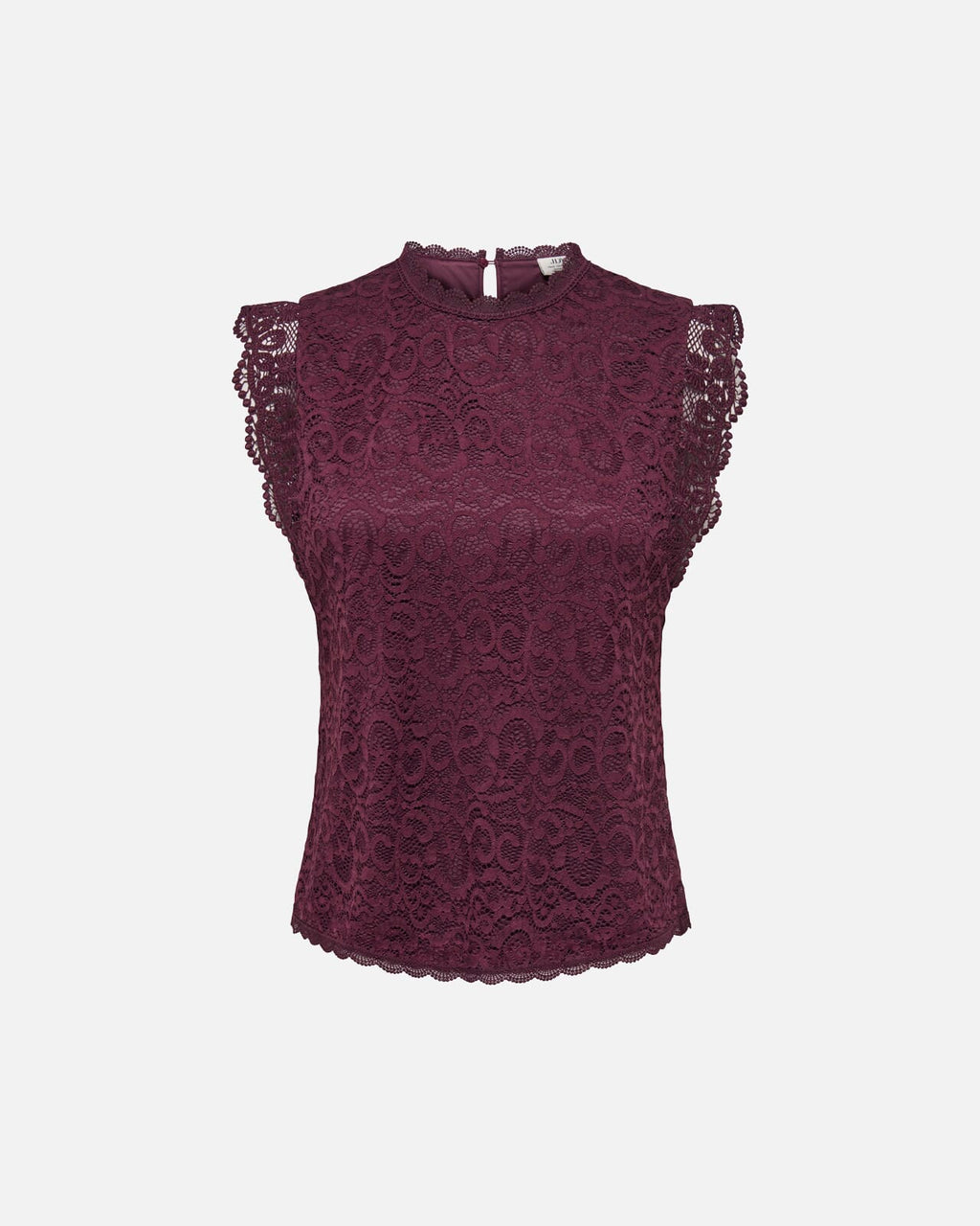JDY Blondetopp Lotas S/L Lace - Windsor Wine