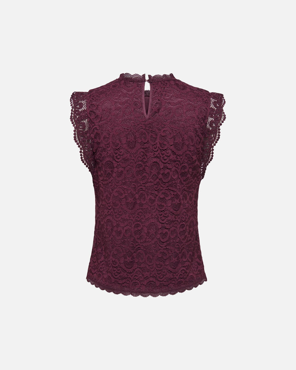 JDY Blondetopp Lotas S/L Lace - Windsor Wine