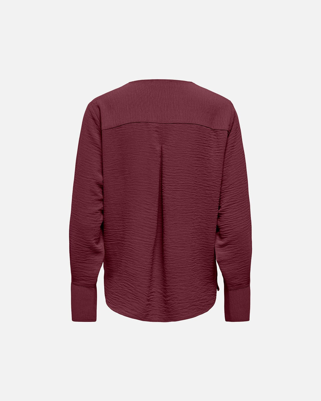 JDY Bluse Lion L/S V-neck - Windsor Wine