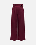 JDY Bukse Geggo New Long Pant - Cabernet