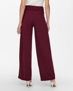 JDY Bukse Geggo New Long Pant - Cabernet