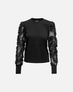 JDY Genser Fairview L/S Sweat - Black
