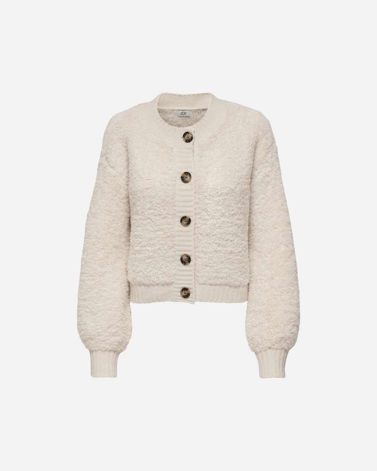 JDY Cardigan Eira Life L/S O-neck - Birch