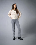 JDY Cardigan Eira Life L/S O-neck - Birch