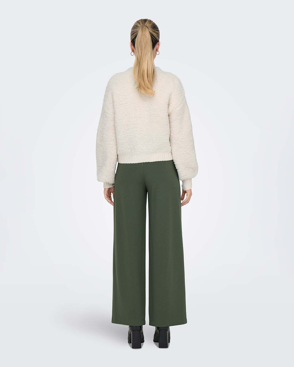 JDY Cardigan Eira Life L/S O-neck - Birch