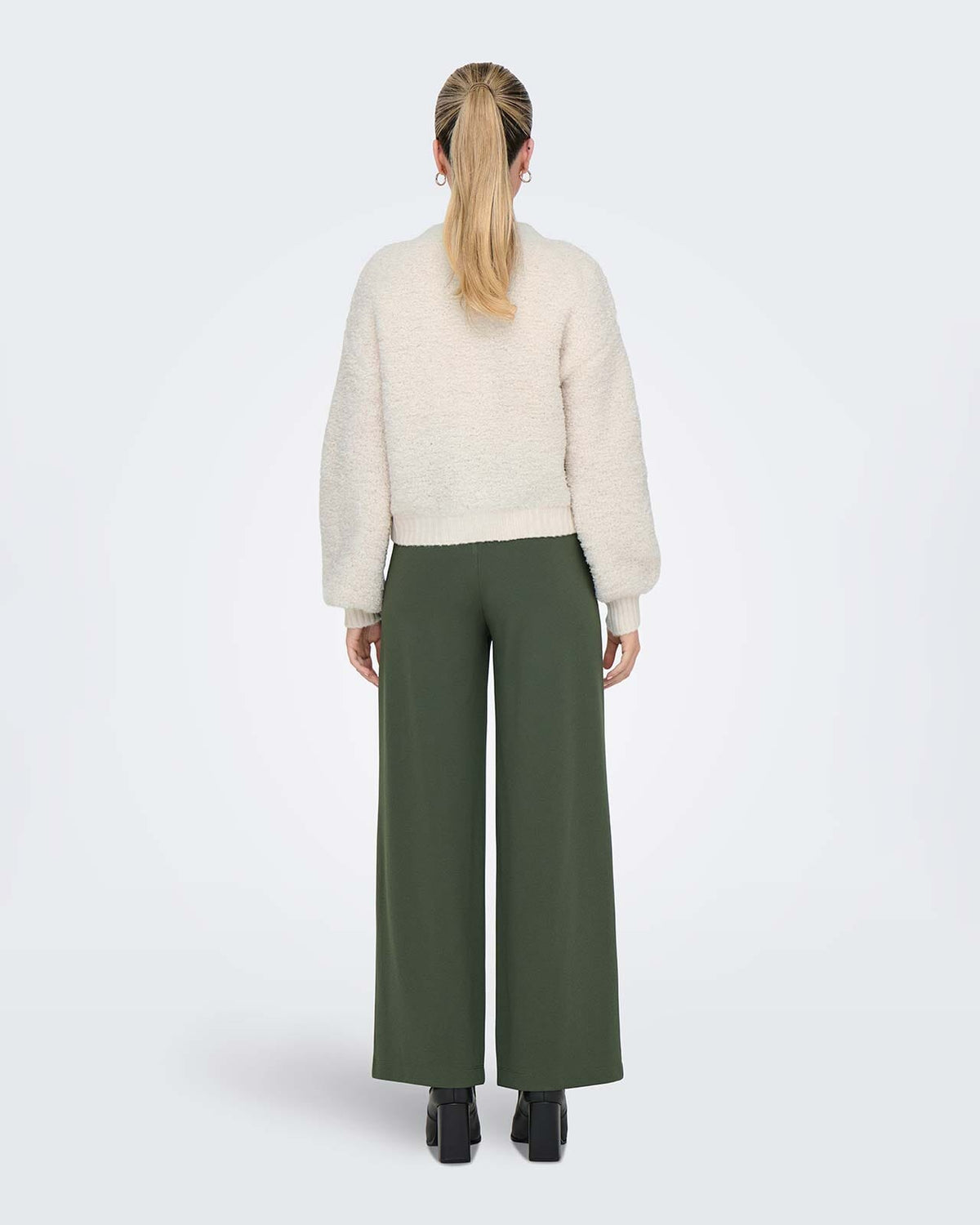 JDY Cardigan Eira Life L/S O-neck - Birch
