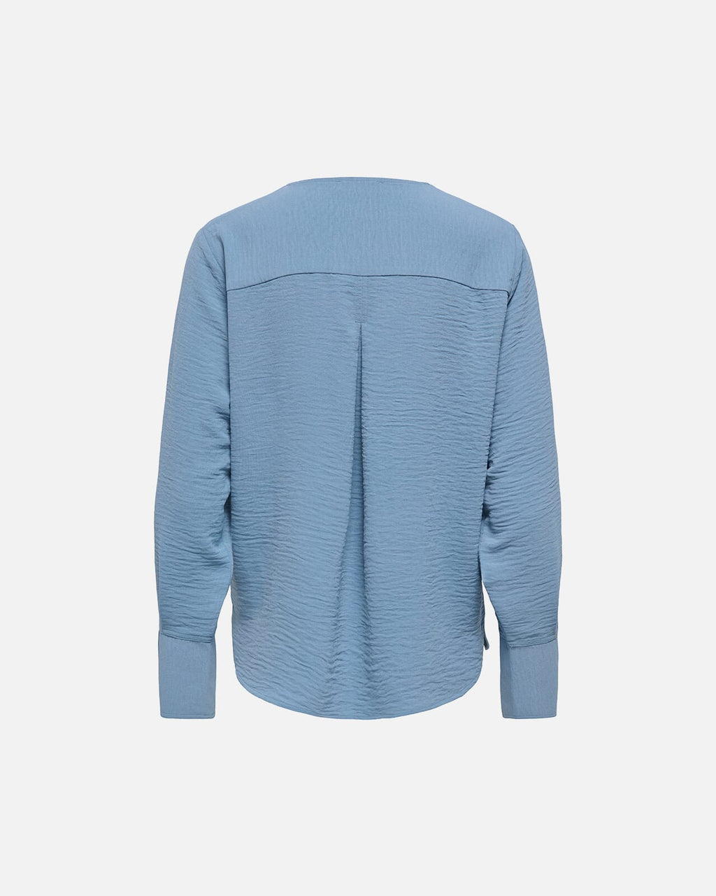 JDY Bluse Lion L/S V-neck - Windward Blue