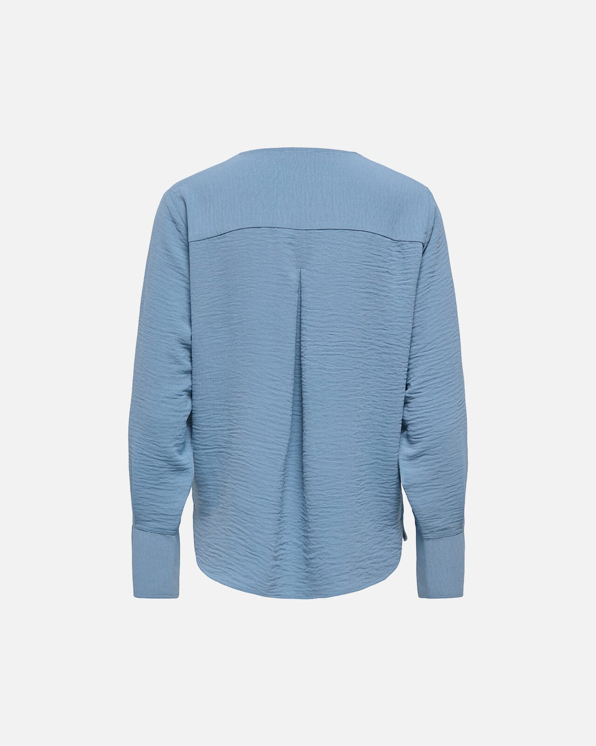 JDY Bluse Lion L/S V-neck - Windward Blue