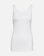 JDY Singlet Ava S/L Tank Top - White