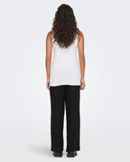 JDY Singlet Ava S/L Tank Top - White