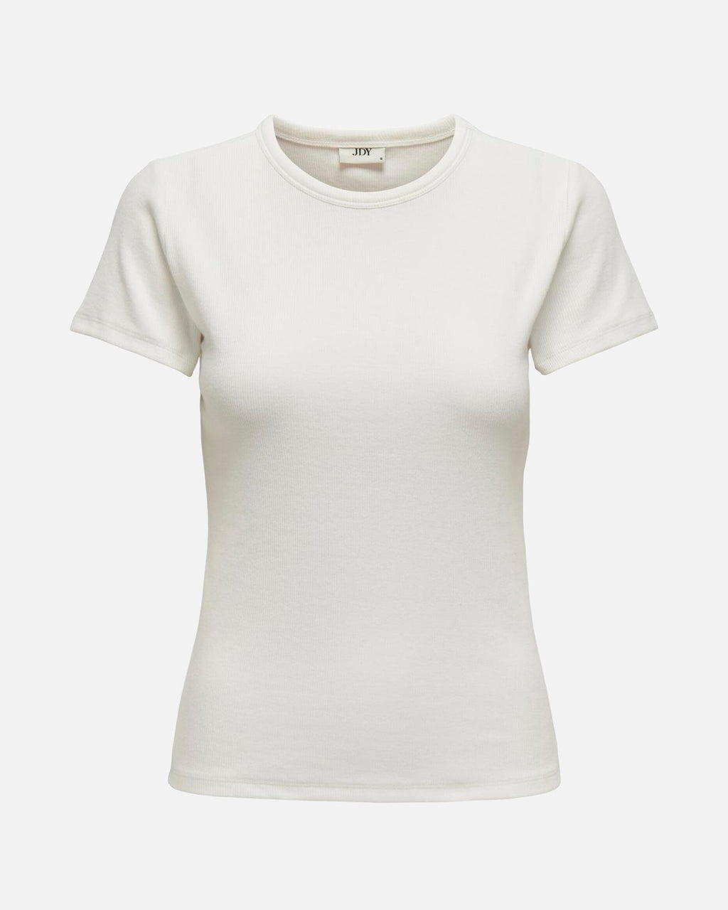 JDY Topp Solar S/S O-Neck - Cloud Dancer
