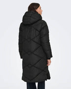 JDY Boblejakke Vista Life Padded Hood Jacket - Black