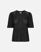 JDY Topp Carla Cathinka S/S - Black