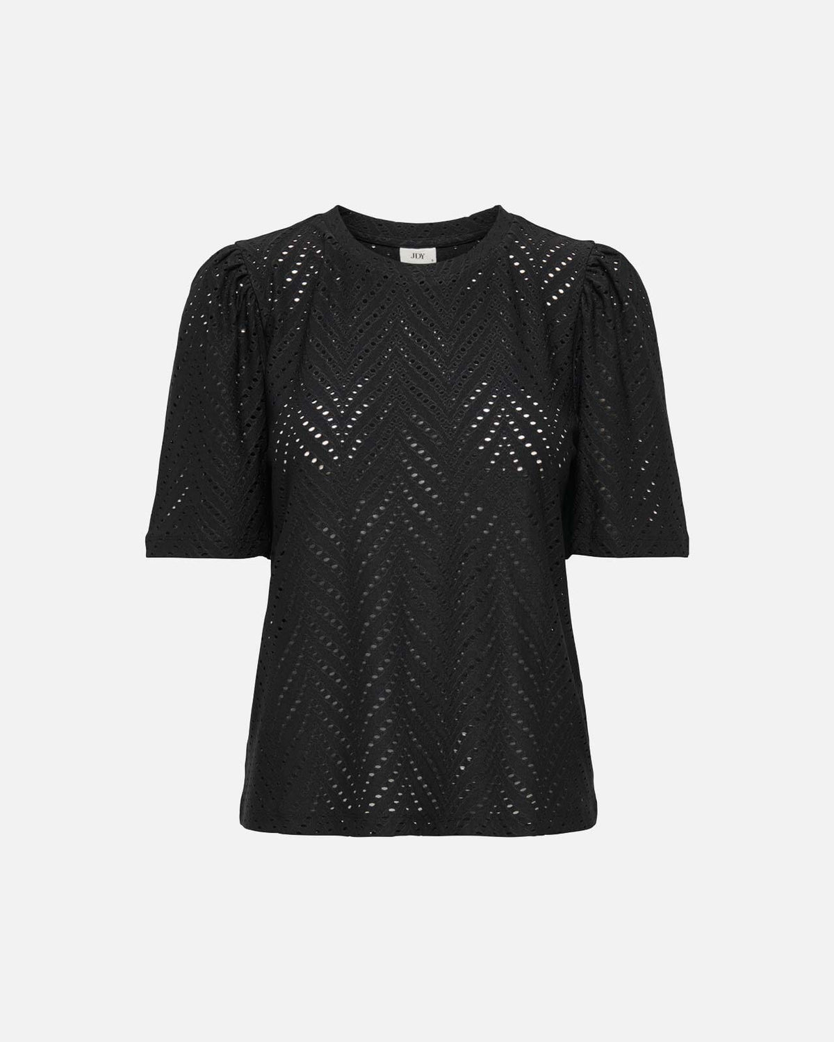 JDY Topp Carla Cathinka S/S - Black