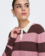 JDY Genser Naima Polo - Chicory Coffee/ W. lilas