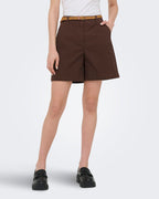JDY Bermudashorts Chicgo MW Bermuda - Chicory Coffee