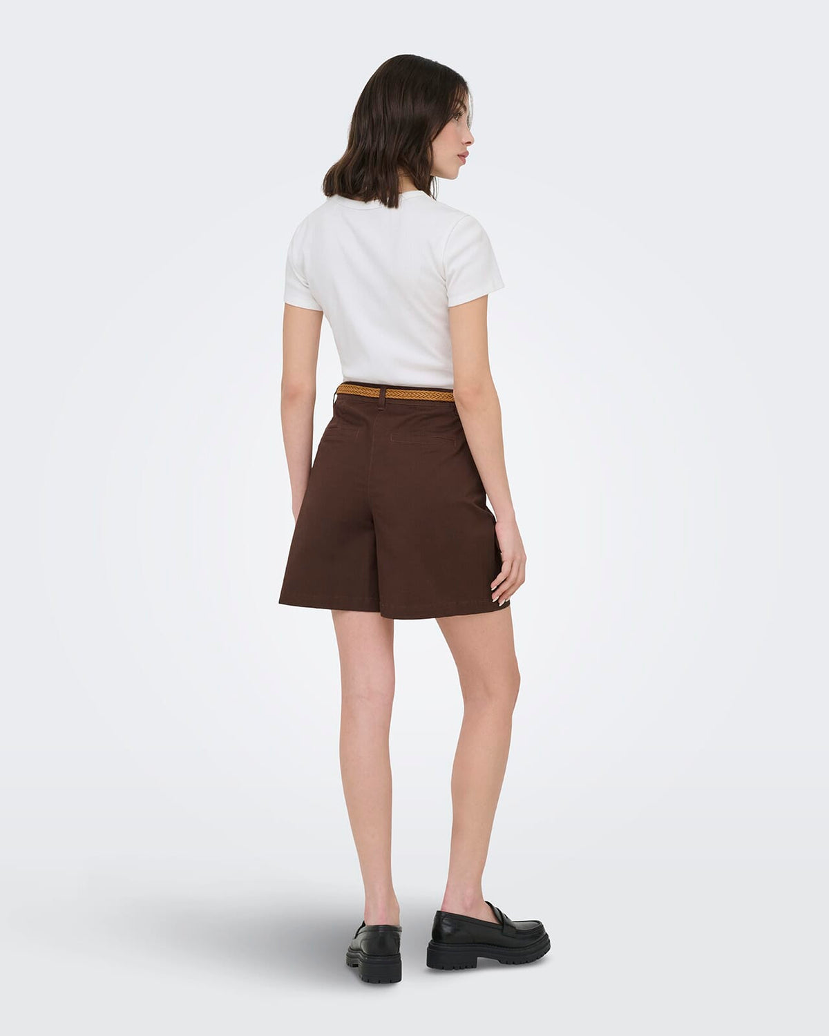 JDY Bermudashorts Chicgo MW Bermuda - Chicory Coffee