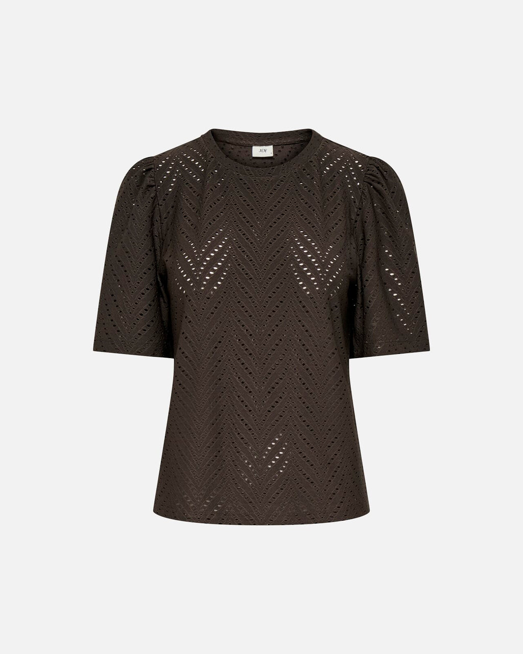 JDY Topp Carla Cathinka S/S - Chocolate Brown