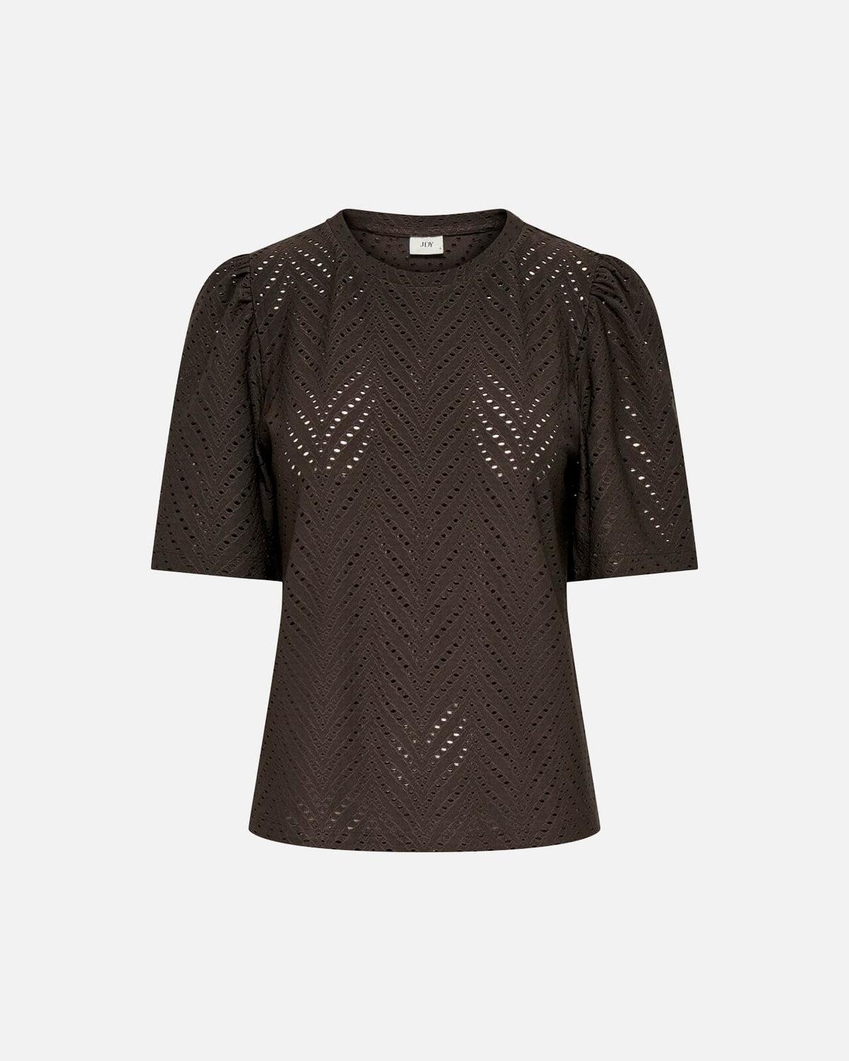 JDY Topp Carla Cathinka S/S - Chocolate Brown