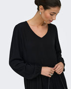 JDY Kjole Liva Life L/S - Black