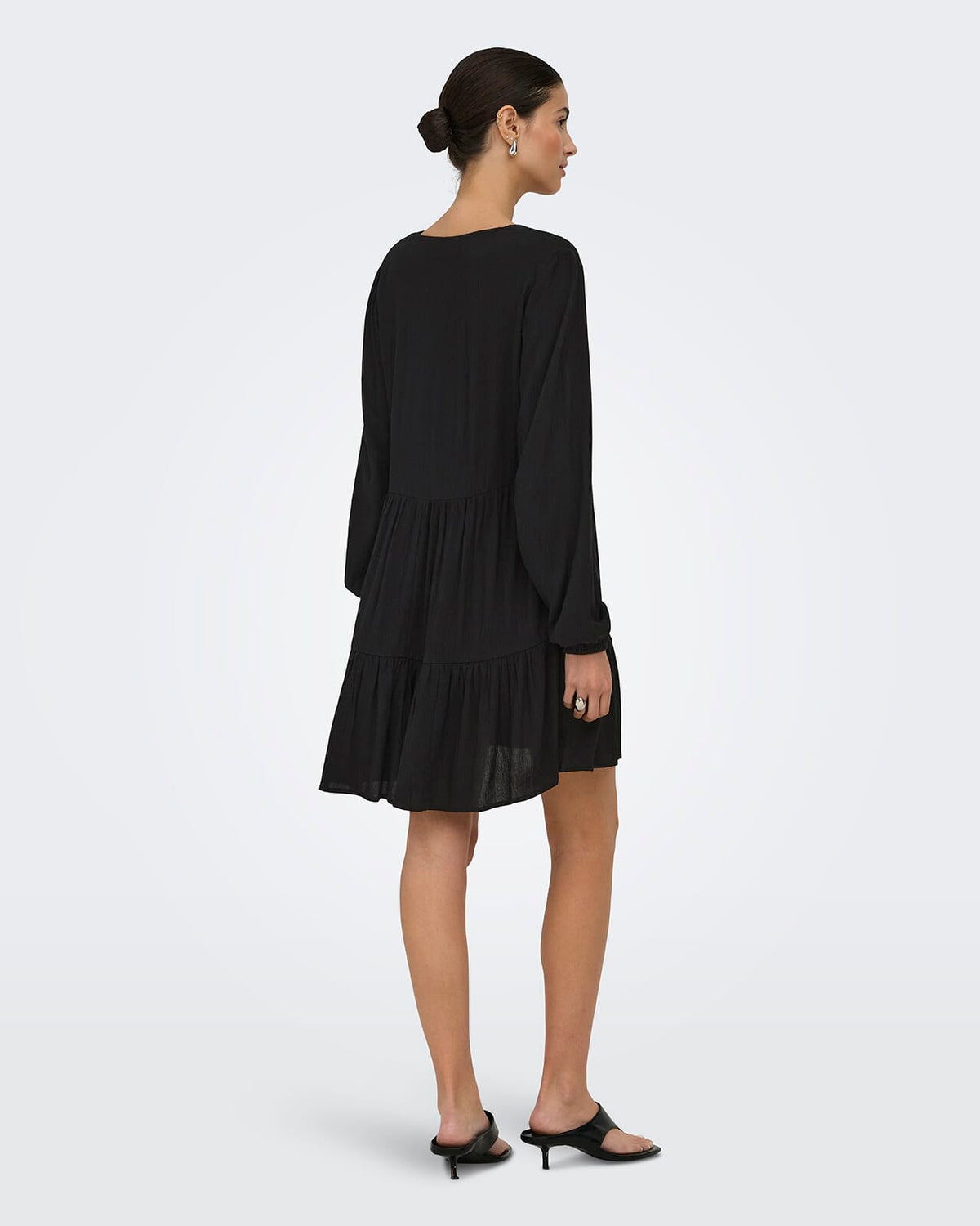JDY Kjole Liva Life L/S - Black